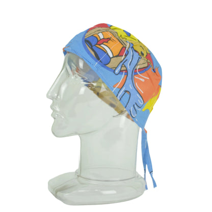 CC05 - Scrub Cap, Cartoon Print