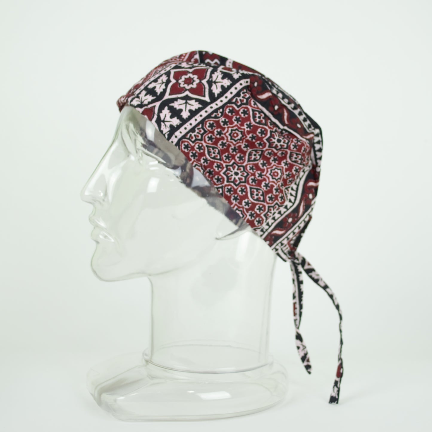 CG02 - Scrub Cap, Sindhi Ajrak