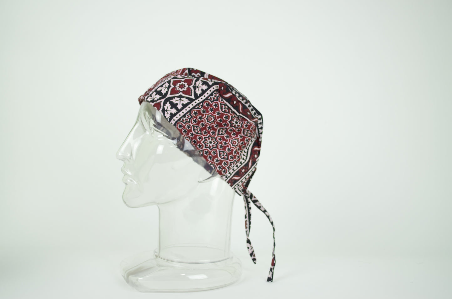 CG02 - Scrub Cap, Sindhi Ajrak