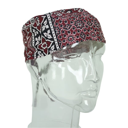 CG02 - Scrub Cap, Sindhi Ajrak