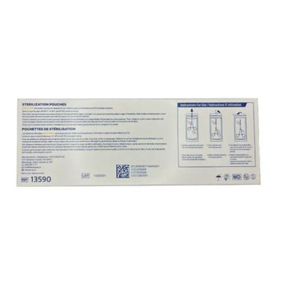 Sterilization Pouches,  3 1/2 x 9, Hatch