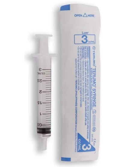 Syringes, 3CC Luer Taper Tip