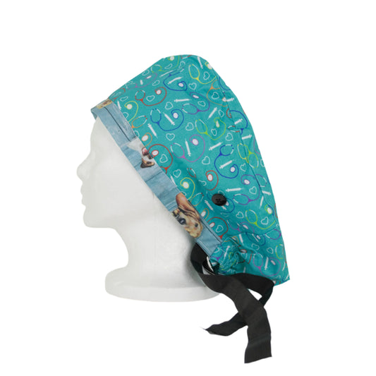 TTPM58 - Two Tone Scrub Cap