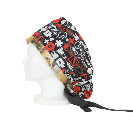 TTPM75 - Two Tone Scrub Cap