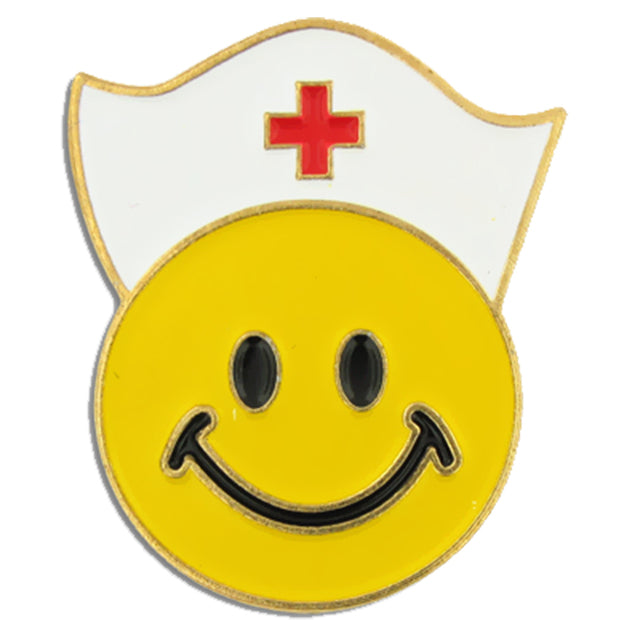 Pin, Smiley Face Nurse