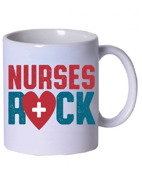 Medical Theme Mug, Nurses Rock