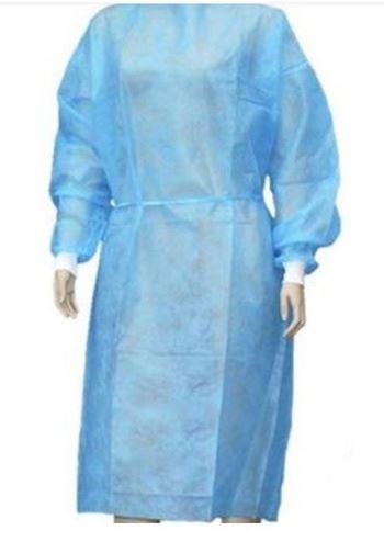 Disposable Isolation Gown with Knit Cuffs - PP, PE