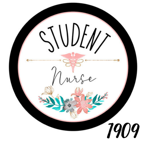 Badge Reel, Student Nurse, W