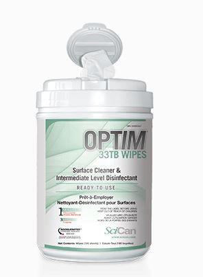 Disinfectant Wipes, Optim 33TB