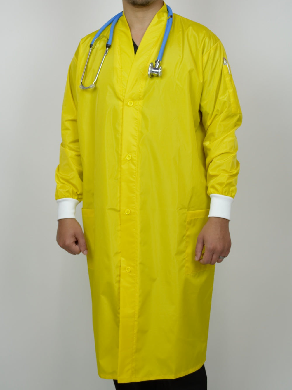 Reusable Isolation Gown, V Neck, a 