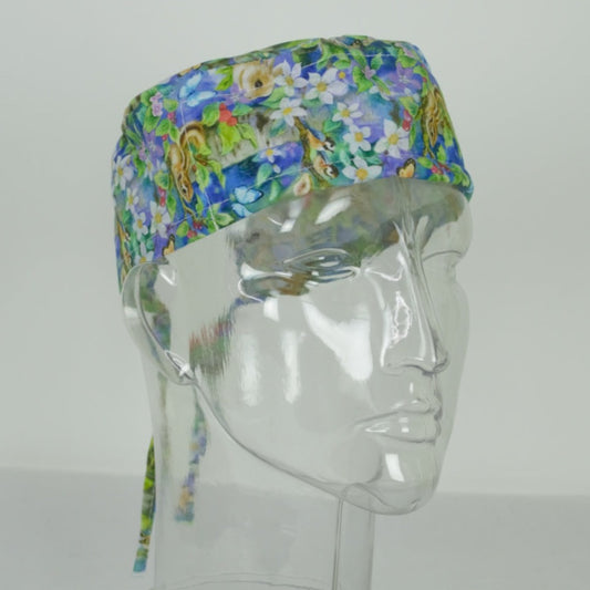 Floral Scrub Cap